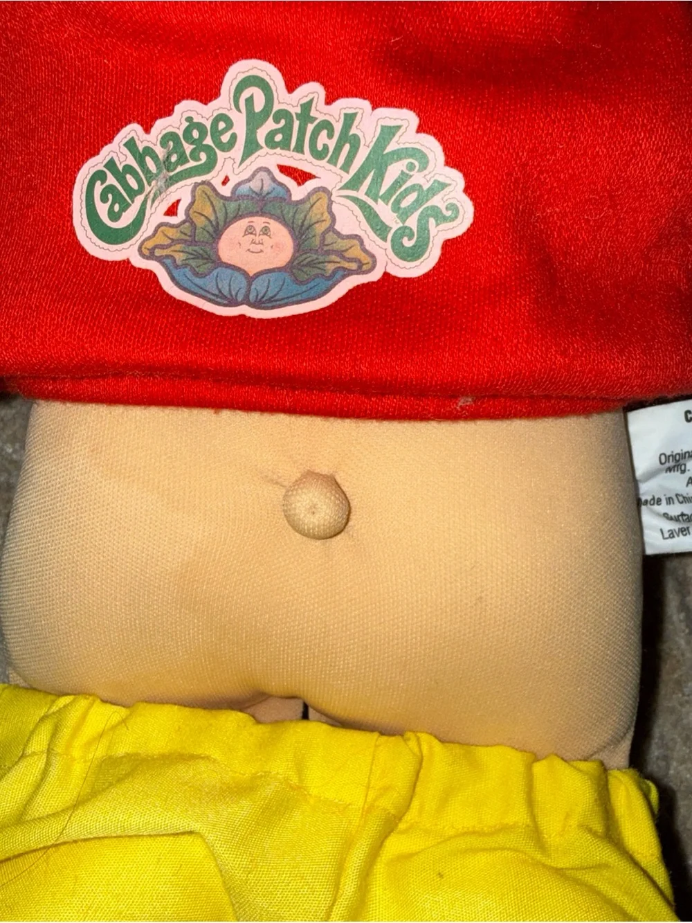 Cabbage Patch Kids vintage boy shirt blonde hair vintage clothes